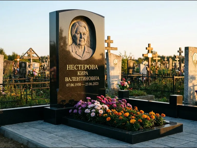 Памятник с барельефом — выполненная работа 12 в Санкт-Петербурге