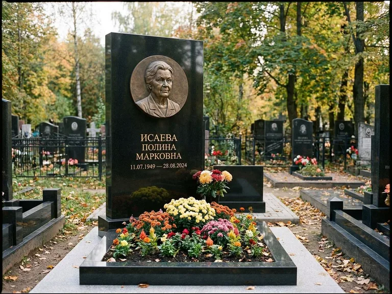 Памятник с барельефом — выполненная работа 20 в Санкт-Петербурге