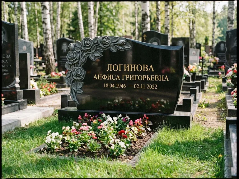 Памятник с барельефом — выполненная работа 22 в Санкт-Петербурге