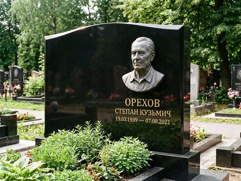 Памятник с барельефом — выполненная работа 25 в Санкт-Петербурге