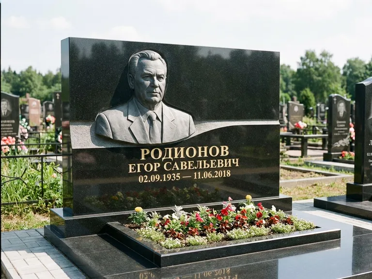 Памятник с барельефом — выполненная работа 27 в Санкт-Петербурге