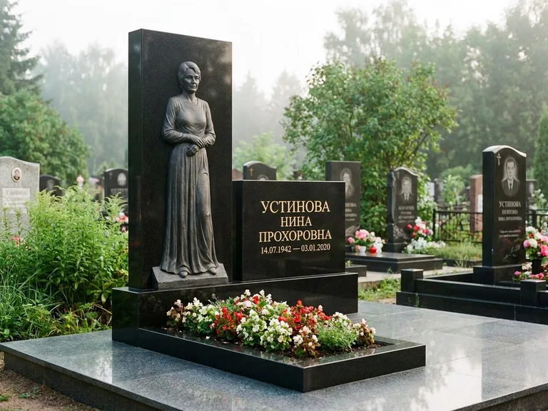 Памятник с барельефом — выполненная работа 30 в Санкт-Петербурге