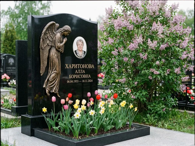 Памятник с барельефом — выполненная работа 32 в Санкт-Петербурге
