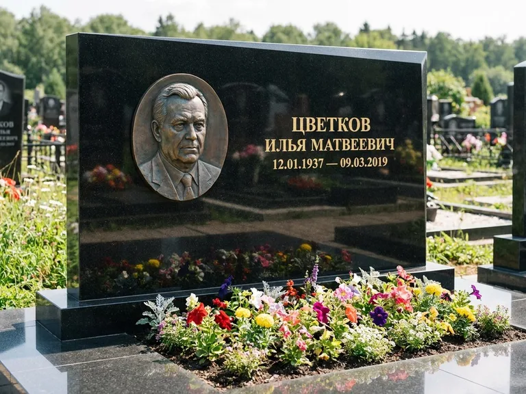 Памятник с барельефом — выполненная работа 33 в Санкт-Петербурге