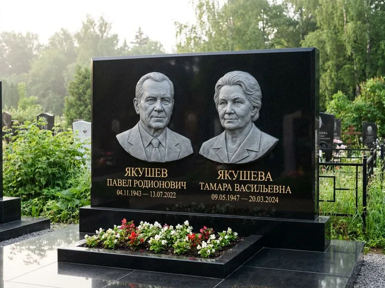 Памятник с барельефом — выполненная работа 36 в Санкт-Петербурге