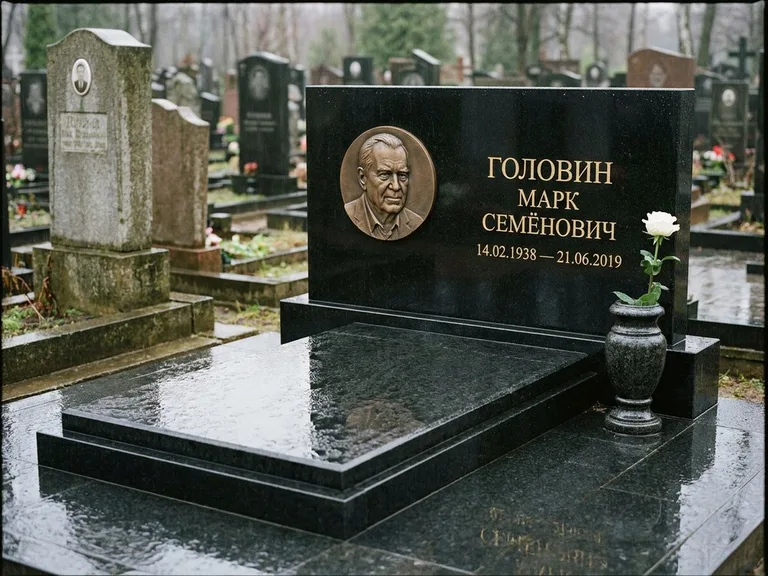 Памятник с барельефом — выполненная работа 40 в Санкт-Петербурге