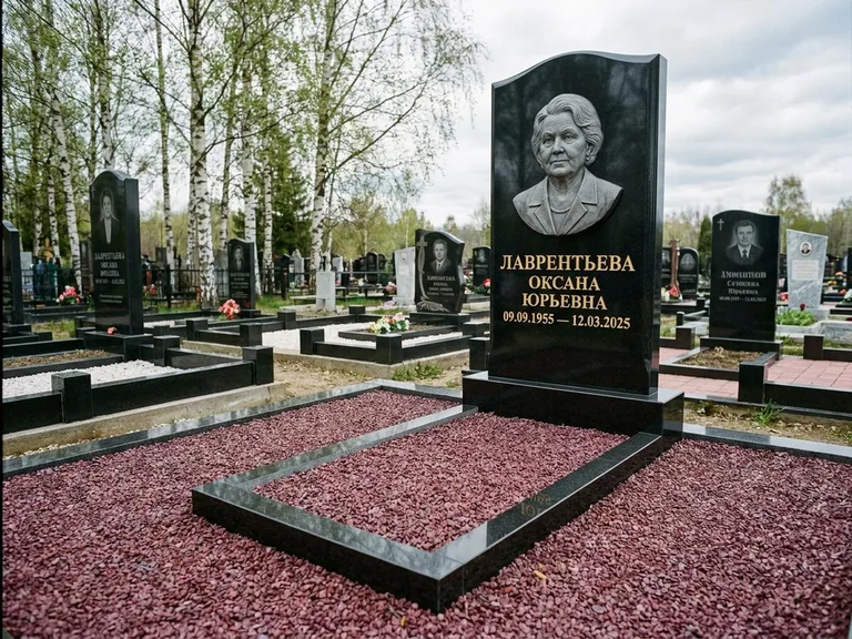 Памятник с барельефом — выполненная работа 47 в Санкт-Петербурге