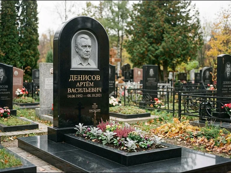 Памятник с барельефом — выполненная работа 5 в Санкт-Петербурге