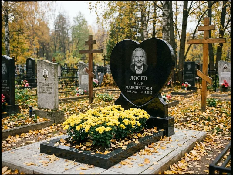 Керамический портрет пожилой женщины в Санкт-Петербурге