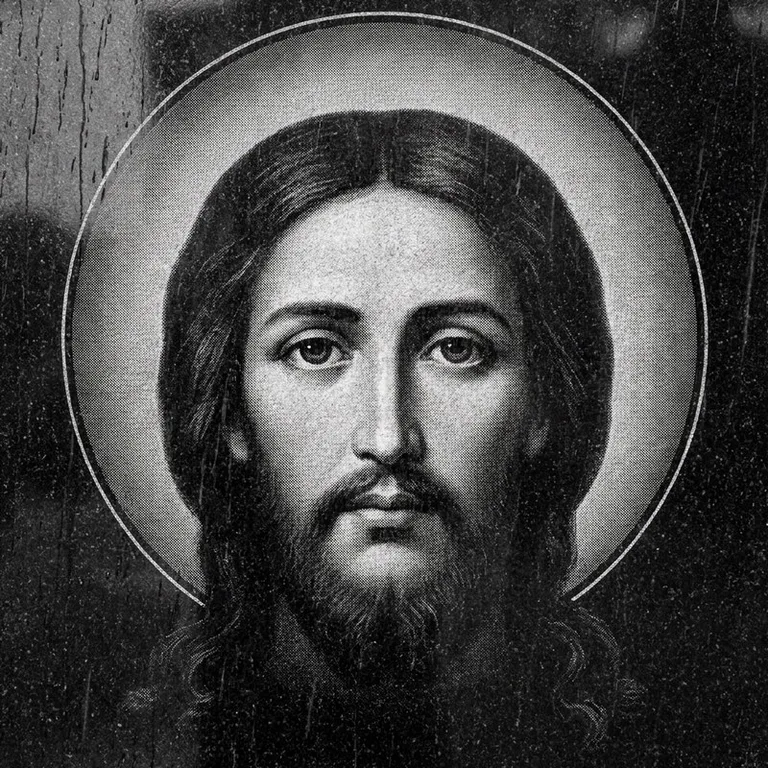 Эскиз иконы: «Моление о чаше» (полутон) — сюжетная композиция, гравировка на памятник в Санкт-Петербурге
