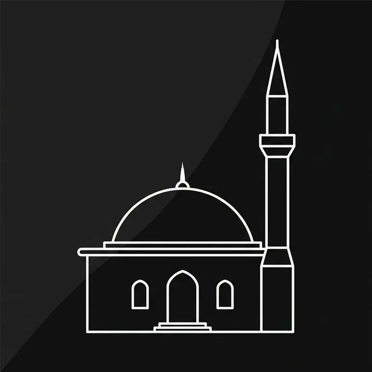Эскиз: Одноминаретная — скромный силуэт сельской мечети в Санкт-Петербурге