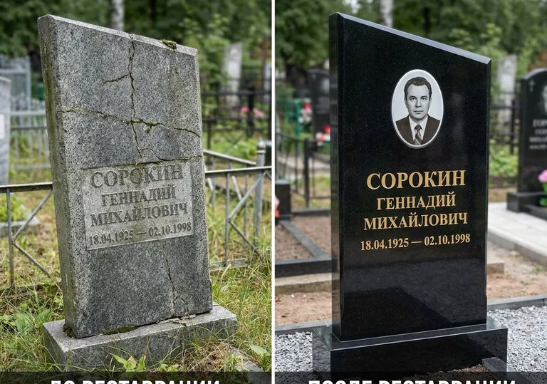 Полная реставрация старого памятника: до и после в Санкт-Петербурге