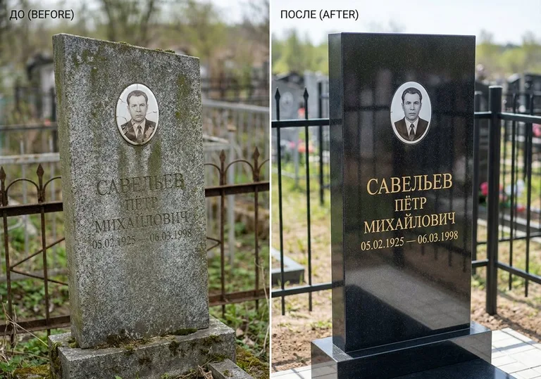 Комплексная реставрация старого памятника: до и после в Санкт-Петербурге