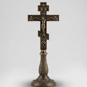 Литой крест на могилу — КРЛ006