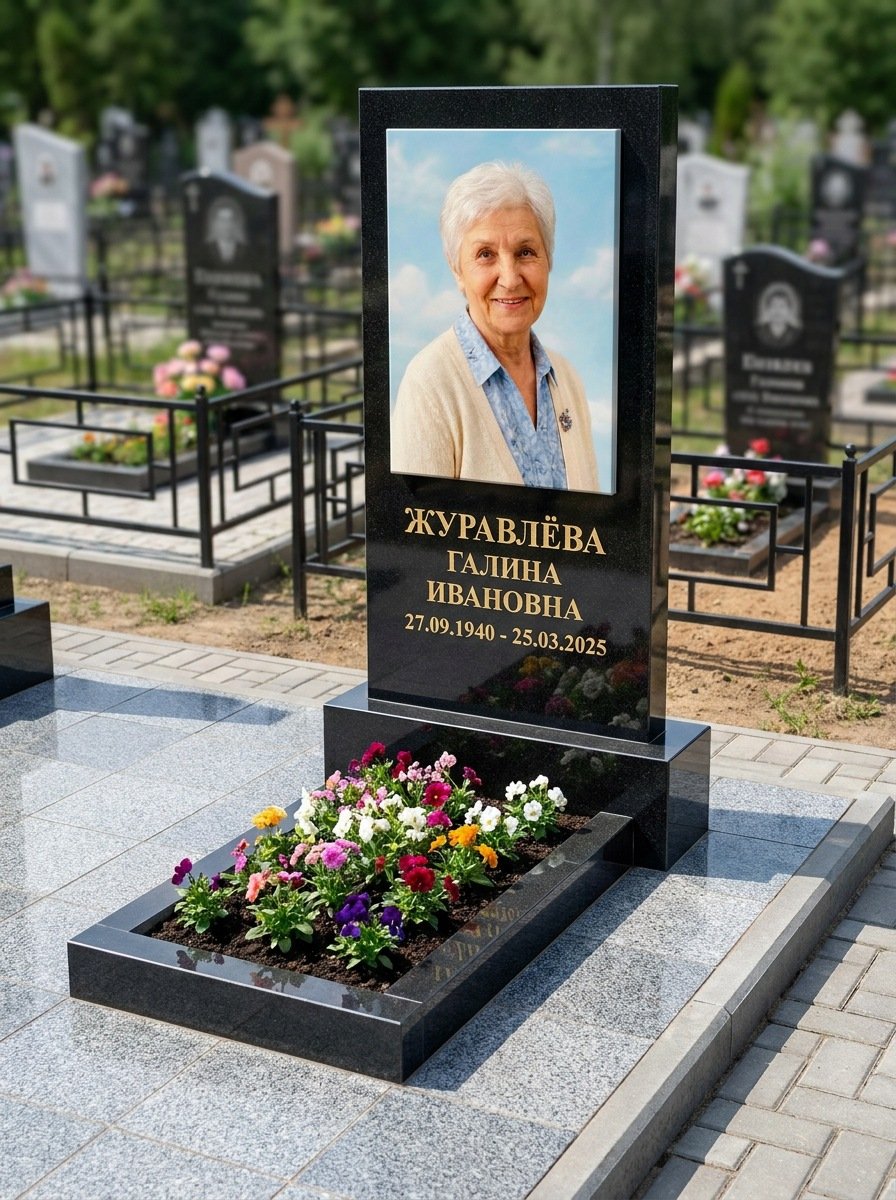 Портрет на памятнике в Санкт-Петербурге — Портрет в полный рост — керамогранит 400×600 мм